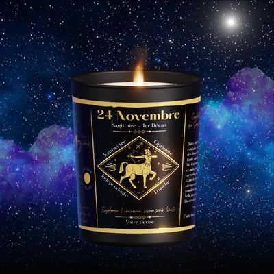 lesmerveilleuses - bougie anniversaire astrale zodiac sagittaire