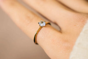 Bague Solitaire Swarovski